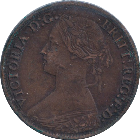 1867 FARTHING ( VF )