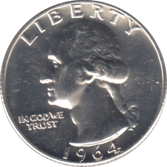 1964 QUARTER DOLLAR