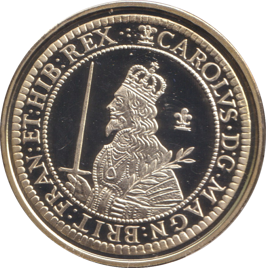 2009 GOLD PLATED SILVER MILLIONAIRES COLLECTION CHARLES I