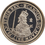 2009 GOLD PLATED SILVER MILLIONAIRES COLLECTION CHARLES I