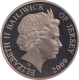 2009 ANDREW CUNNINGHAM FIVE POUND BAILIWICK OF JERSEY