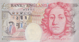 FIFTY POUNDS BANKNOTE KENTFIELD REF £50-30 ( UNC )