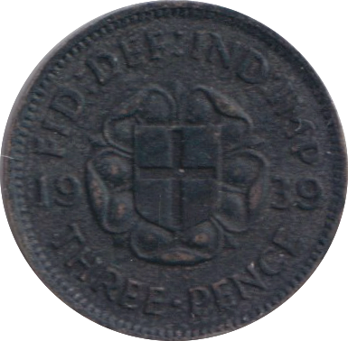 1939 THREEPENCE ( GF)