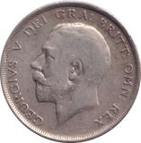 1918 HALFCROWN ( VF )