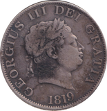 1819 HALFCROWN ( GF )