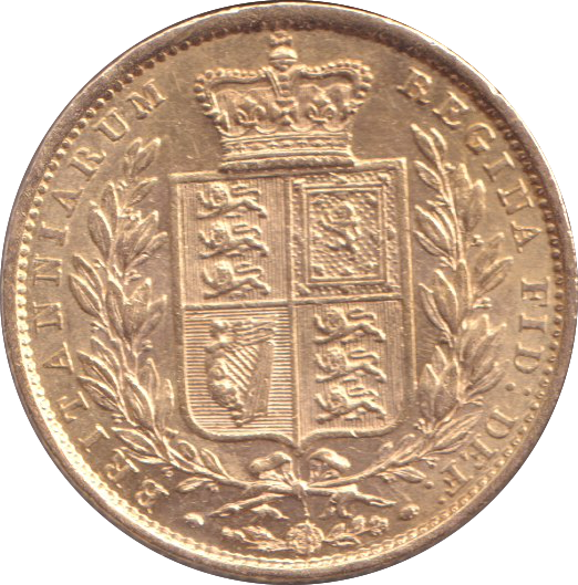 1855 GOLD SOVEREIGN ( GVF )