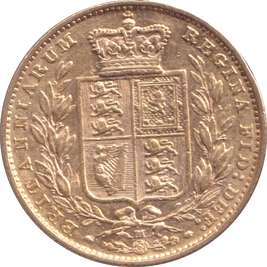 1884 GOLD SOVEREIGN ( EF )