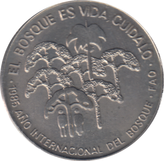 1985 CUBA 1 PESO