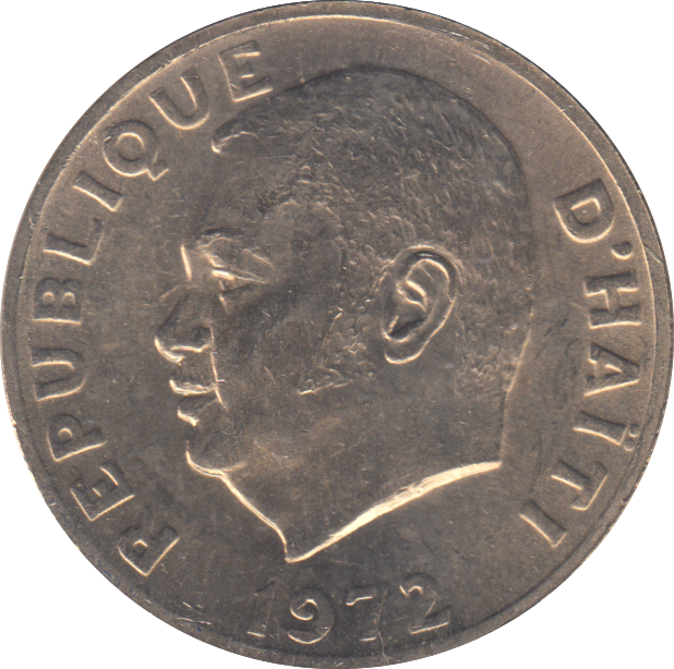 1972 20 CENTIMES HAITI