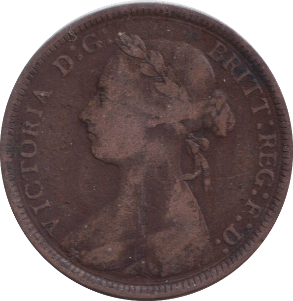 1885 HALFPENNY ( FINE )