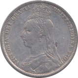 1890 SHILLING ( GF )
