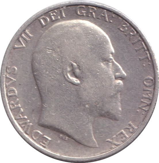 1908 SHILLING ( VF )