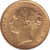 1878 GOLD SOVEREIGN ( AUNC )