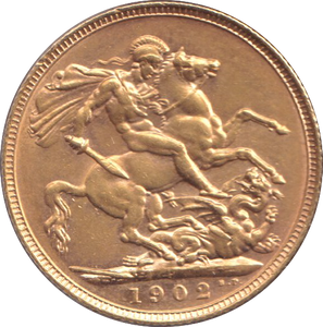 1902 GOLD SOVEREIGN ( EF ) PERTH MINT