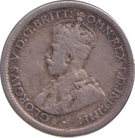 1914 SILVER SIXPENCE AUSTRALIA