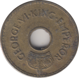 1943 FIJI PENNY