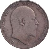 1907 HALFCROWN ( VF )