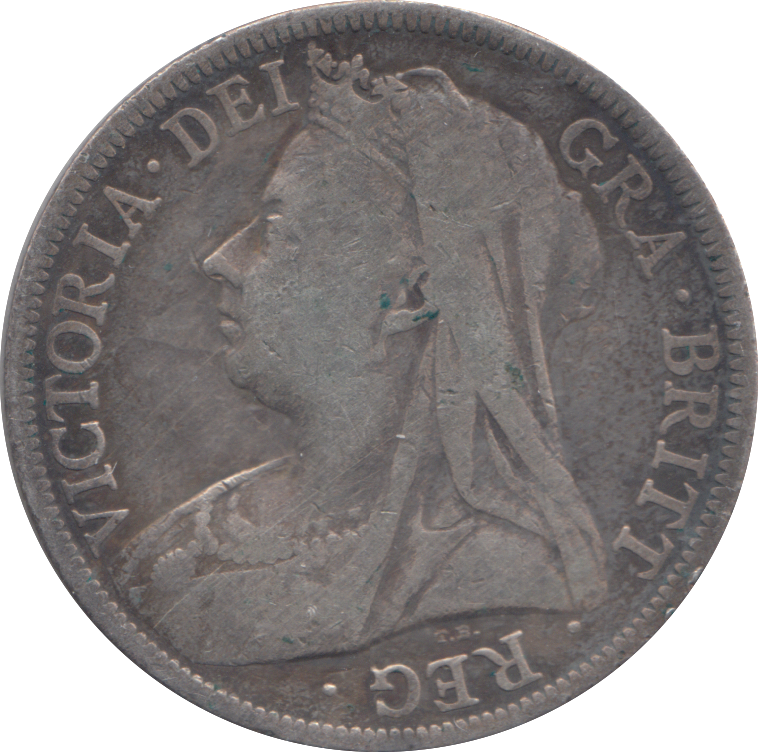 1897 HALFCROWN ( GF )