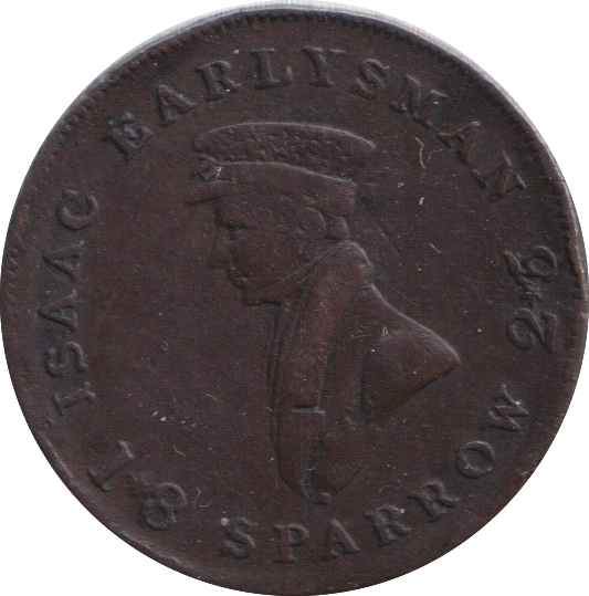 1825 IRONMONGER LONDON FARTHING TOKEN
