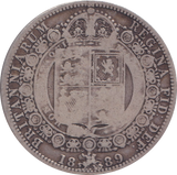 1889 HALFCROWN ( NF )
