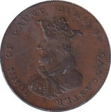 1794 HALF PENNY TOKEN LANCASTER
