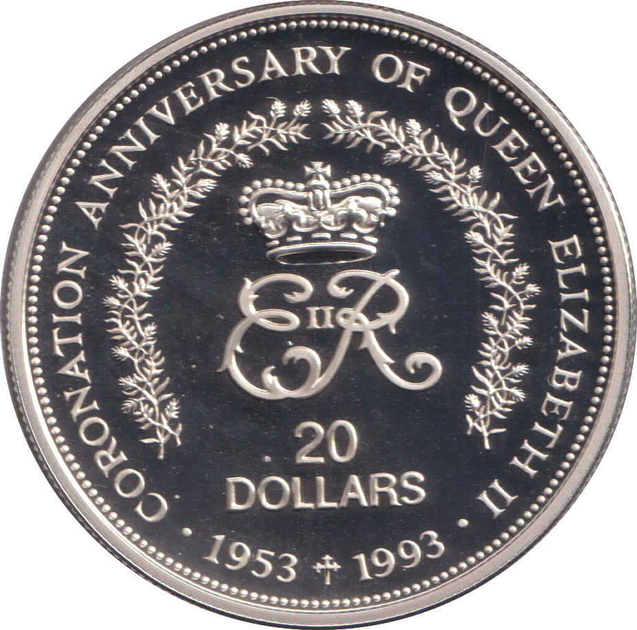 1993 SILVER PROOF TWENTY DOLLAR