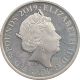 2019 SILVER PROOF FIVE POUNDS TOWER OF LONDON