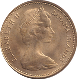 1966 ONE CENT BAHAMAS