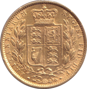 1862 GOLD SOVEREIGN ( EF )