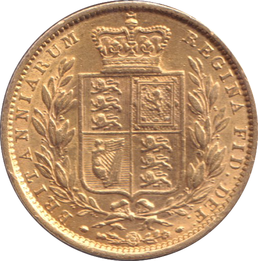 1862 GOLD SOVEREIGN ( EF )