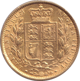 1862 GOLD SOVEREIGN ( EF )