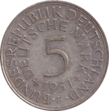 1951 5 MARK GERMANY