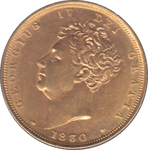 1830 GOLD SOVEREIGN ( EF )
