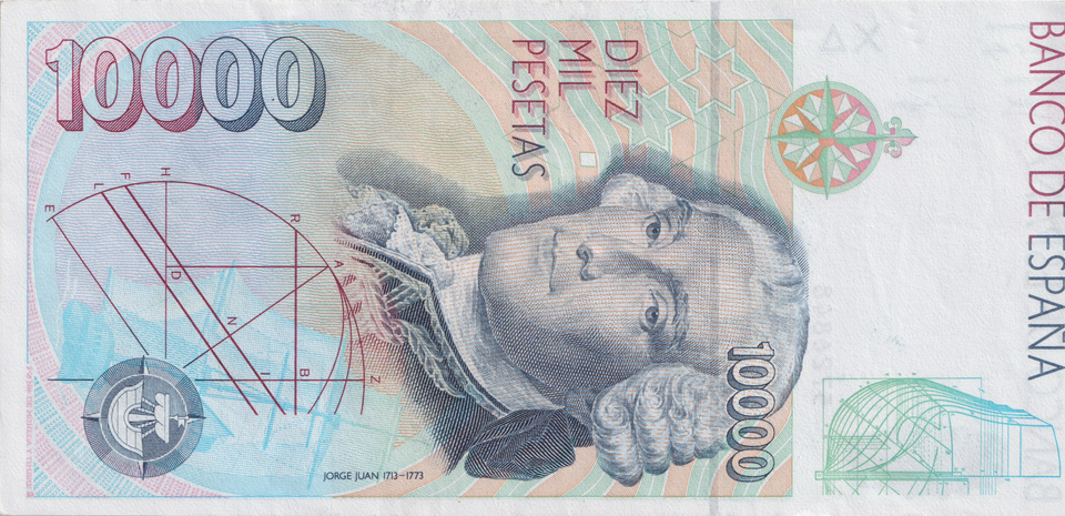 1992 10000 PESTAS BANKNOTE SPAIN REF-1653