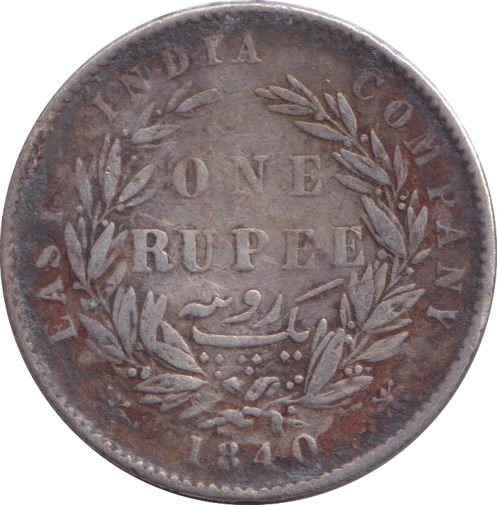 1840 SILVER RUPEE INDIA