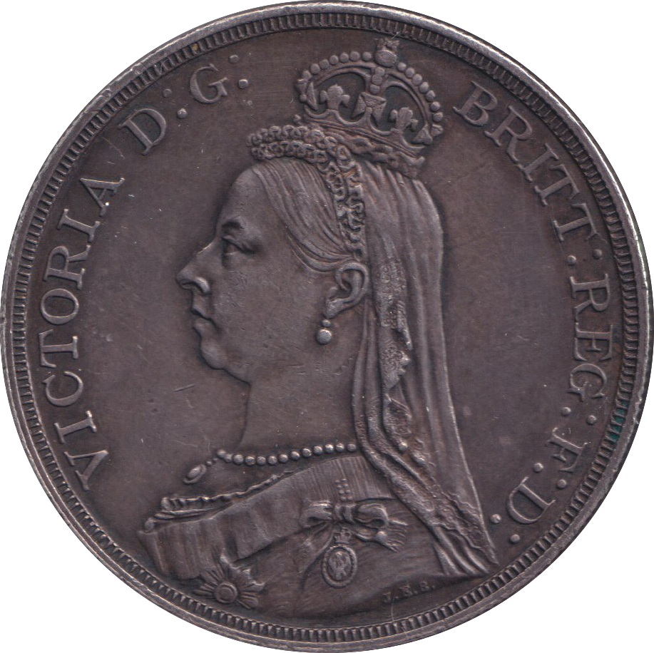1887 CROWN ( AUNC )