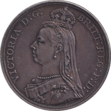 1887 CROWN ( AUNC )