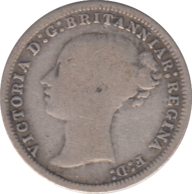 1874 THREEPENCE ( FINE )