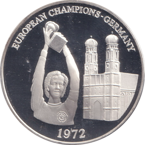 1996 SILVER PROOF GERMANY EUROPEAN FOOTBALL CHAMPIONSHIP