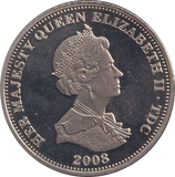 2008 PROOF FIVE POUND COIN LORD NELSON ANNIVERSARY