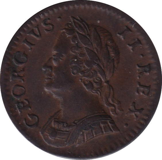 1754 FARTHING ( EF )