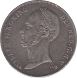 1848 SILVER NETHERLANDS 2 1/2 GULDEN