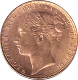 1880 GOLD SOVEREIGN ( UNC )