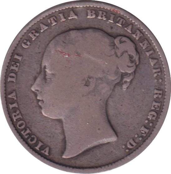 1886 SHILLING ( FINE )