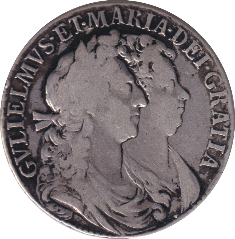 1689 HALFCROWN ( GF )