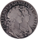 1689 HALFCROWN ( GF )