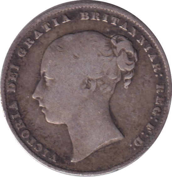 1859 SHILLING ( FINE )