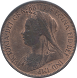 1896 HALFPENNY ( EF )