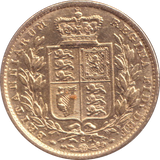 1872 GOLD SOVEREIGN ( VF )