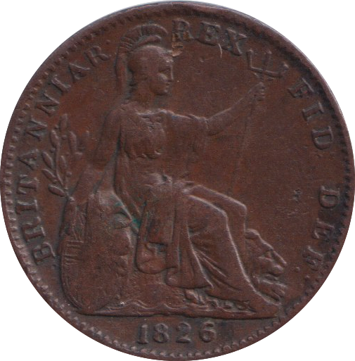 1826 FARTHING ( GVF )